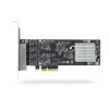 StarTech.com 4-pordiline 2,5 Gbps NBASE-T PCIe võrgukaart, Intel I225-V, neljapordiline arvuti võrgukaart, multi-gigabitine NIC, PCI Express serveri LAN-kaart, lauaarvuti Ethernet-liides