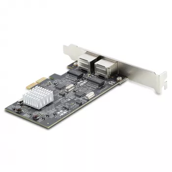 StarTech.com 2-pordiline 2,5 Gbps NBASE-T PCIe võrgukaart, Intel I225-V, kahepordiline arvuti võrgukaart, mitme gigabitine NIC, PCI Express serveri LAN-kaart, lauaarvuti Etherneti liides