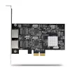 StarTech.com 2-pordiline 2,5 Gbps NBASE-T PCIe võrgukaart, Intel I225-V, kahepordiline arvuti võrgukaart, mitme gigabitine NIC, PCI Express serveri LAN-kaart, lauaarvuti Etherneti liides