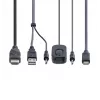 StarTech.com 2-pordiline hübriidne USB-C HDMI kaabliga KVM-lüliti, 4K 60 Hz, kompaktne KVM integreeritud 1,8 m USB-A/HDMI/heli- ja 1,2 m USB-C-hostkaablitega, siinitoitel - kaugjuhtimisnupp/kiirklahviga ümberlülitamine