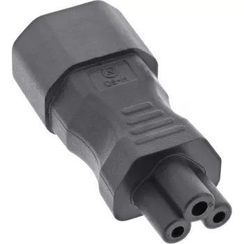 InLine toiteadapter IEC 60320 C14 / C5, 3-kontaktiline, IEC-seade / sülearvuti