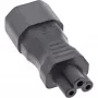 InLine toiteadapter IEC 60320 C14 / C5, 3-kontaktiline, IEC-seade / sülearvuti