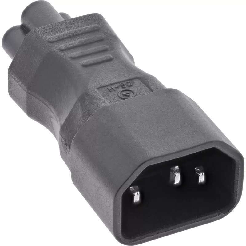 InLine toiteadapter IEC 60320 C14 / C5, 3-kontaktiline, IEC-seade / sülearvuti