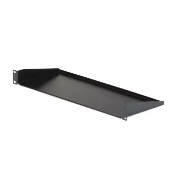StarTech.com 1U serveririiuli riiul, universaalne riiulikinnitusega konsoolalus 19 inch võrguseadmete riiuli/kapi jaoks, vastupidav teras, kandevõime 33 naela/15 kg, sügavus 7 tolli (18 cm)