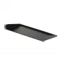StarTech.com 1U serveririiuli riiul, universaalne riiulikinnitusega konsoolalus 19 inch võrguseadmete riiuli/kapi jaoks, vastupidav teras, kandevõime 33 naela/15 kg, sügavus 7 tolli (18 cm)
