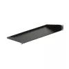 StarTech.com 1U serveririiuli riiul, universaalne riiulikinnitusega konsoolalus 19 inch võrguseadmete riiuli/kapi jaoks, vastupidav teras, kandevõime 33 naela/15 kg, sügavus 7 tolli (18 cm)