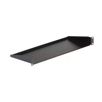 StarTech.com 1U serveririiuli riiul, universaalne riiulikinnitusega konsoolalus 19 inch võrguseadmete riiuli/kapi jaoks, vastupidav teras, kandevõime 33 naela/15 kg, sügavus 7 tolli (18 cm)