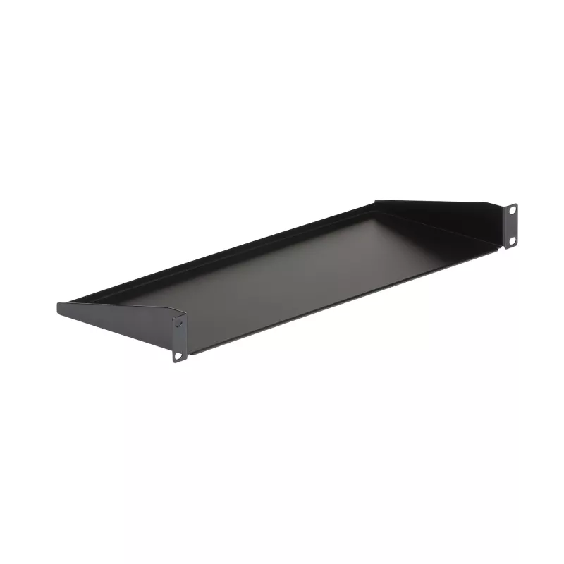 StarTech.com 1U serveririiuli riiul, universaalne riiulikinnitusega konsoolalus 19 inch võrguseadmete riiuli/kapi jaoks, vastupidav teras, kandevõime 33 naela/15 kg, sügavus 7 tolli (18 cm)