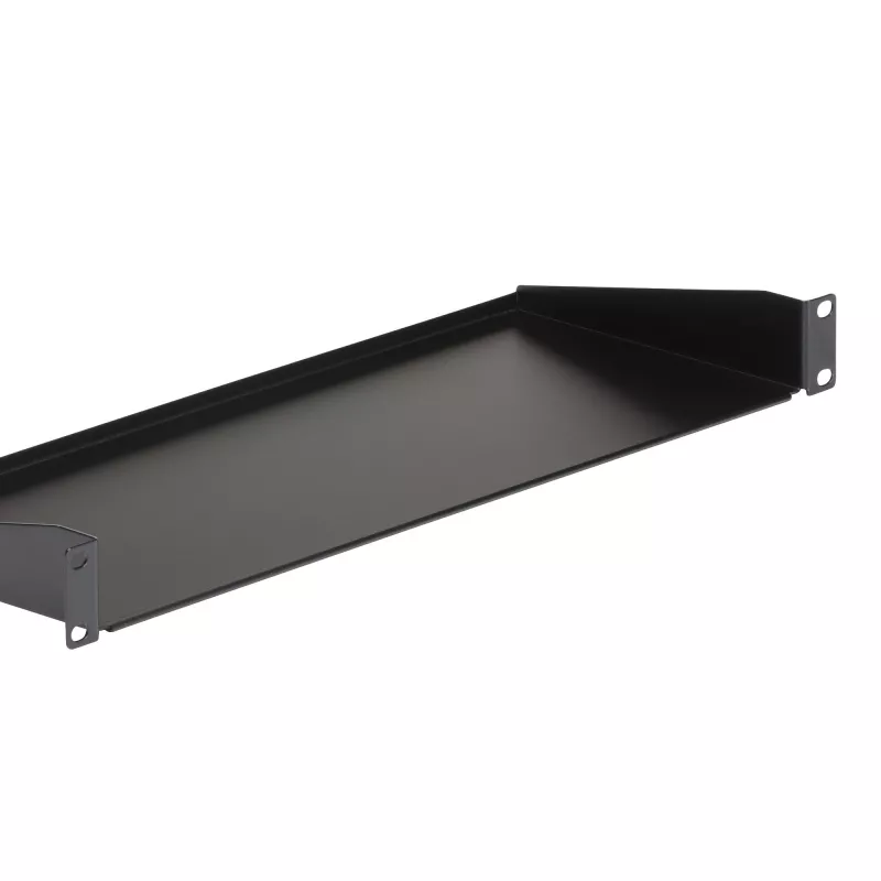 StarTech.com 1U serveririiuli riiul, universaalne riiulikinnitusega konsoolalus 19 inch võrguseadmete riiuli/kapi jaoks, vastupidav teras, kandevõime 33 naela/15 kg, sügavus 7 tolli (18 cm)