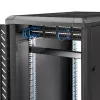 StarTech.com 1U serveririiuli riiul, universaalne riiulikinnitusega konsoolalus 19 inch võrguseadmete riiuli/kapi jaoks, vastupidav teras, kandevõime 33 naela/15 kg, sügavus 7 tolli (18 cm)