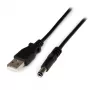 StarTech.com USB kuni 5,5 mm toitekaabel – tüüp N torupistik – 1 m