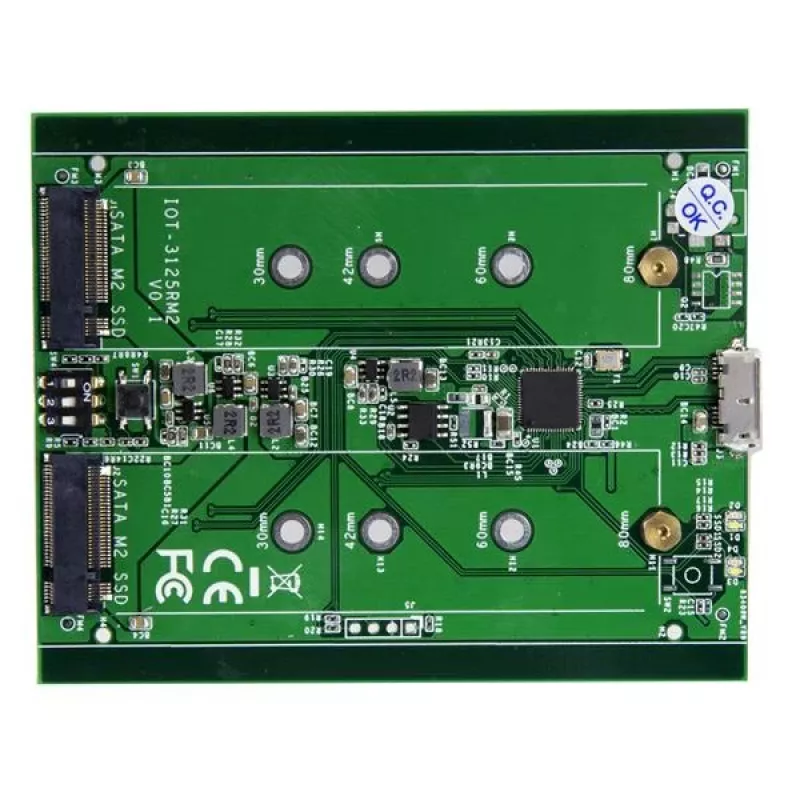 StarTech.com kahe pesaga draivikorpus M.2 SATA SSD-dele - USB 3.1 (10 Gbps) - RAID