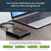 StarTech.com kahe pesaga draivikorpus M.2 SATA SSD-dele - USB 3.1 (10 Gbps) - RAID