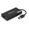 StarTech.com USB 3.0 HDMI-adapter - 4K 30Hz Ultra HD - DisplayLink sertifitseeritud - USB Type-A HDMI-ekraaniadapteri muundur monitorile - väline video- ja graafikakaart - Mac ja Windows