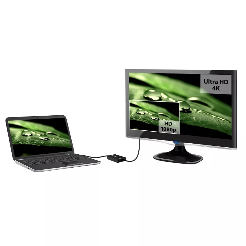 StarTech.com USB 3.0 HDMI-adapter - 4K 30Hz Ultra HD - DisplayLink sertifitseeritud - USB Type-A HDMI-ekraaniadapteri muundur monitorile - väline video- ja graafikakaart - Mac ja Windows