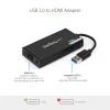 StarTech.com USB 3.0 HDMI-adapter - 4K 30Hz Ultra HD - DisplayLink sertifitseeritud - USB Type-A HDMI-ekraaniadapteri muundur monitorile - väline video- ja graafikakaart - Mac ja Windows