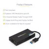 StarTech.com USB 3.0 HDMI-adapter - 4K 30Hz Ultra HD - DisplayLink sertifitseeritud - USB Type-A HDMI-ekraaniadapteri muundur monitorile - väline video- ja graafikakaart - Mac ja Windows