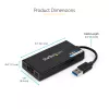 StarTech.com USB 3.0 HDMI-adapter - 4K 30Hz Ultra HD - DisplayLink sertifitseeritud - USB Type-A HDMI-ekraaniadapteri muundur monitorile - väline video- ja graafikakaart - Mac ja Windows