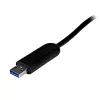 StarTech.com 4-pordiline kaasaskantav SuperSpeed USB 3.0 jaotur sisseehitatud kaabliga