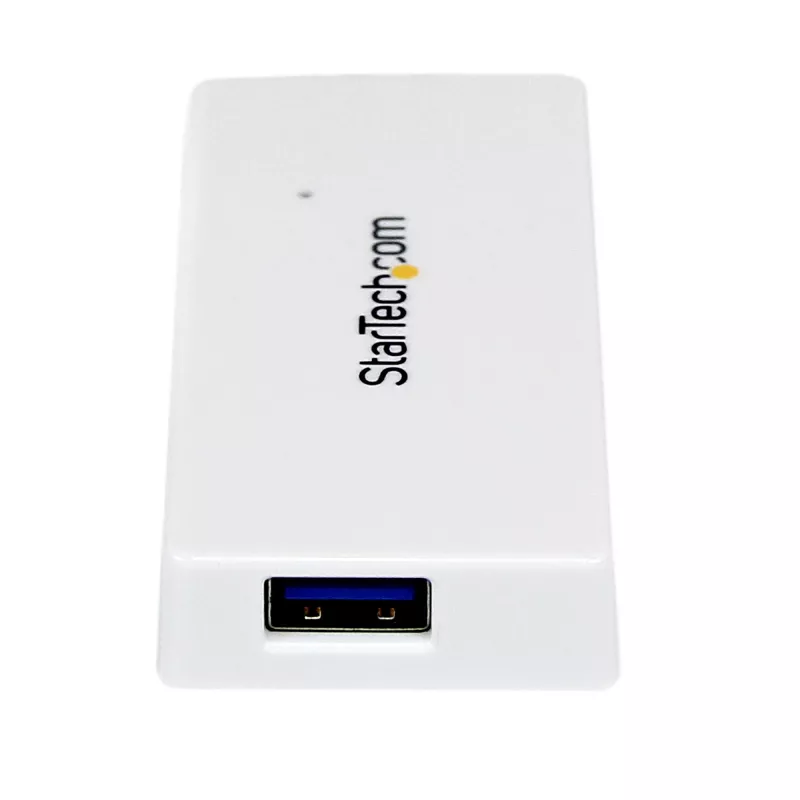 StarTech.com Portable 4 Port SuperSpeed Mini USB 3.0 Hub - Valge