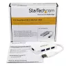 StarTech.com Portable 4 Port SuperSpeed Mini USB 3.0 Hub - Valge