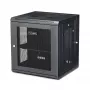 StarTech.com 4-Post 12U Wall Mount võrk Cabinet with 1U Shelf, 19 inch Hinged Wall-Mounted Server Rack for Data / AV / Electronics / Computer Equipment, Flexible Vented Rack Enclosure