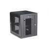 StarTech.com 4-Post 12U Wall Mount võrk Cabinet with 1U Shelf, 19 inch Hinged Wall-Mounted Server Rack for Data / AV / Electronics / Computer Equipment, Flexible Vented Rack Enclosure