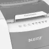 Paberihundi LEITZ IQ Autofeed Small Office 100, ristlõige P-4, 8-leheline, 22 cm etteanne, 34 L prügikast, hall