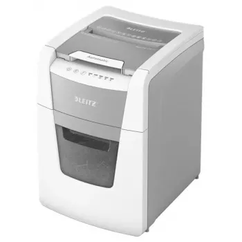 Paberihundi LEITZ IQ Autofeed Small Office 100, ristlõige P-4, 8-leheline, 22 cm etteanne, 34 L prügikast, hall