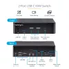 StarTech.com SV231DPUCA KVM-lüliti Must