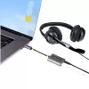 StarTech.com USB-C kõrvaklappide jaotur, USB USB-C kahe peakomplekti adapter koos mikrofoni sisendiga, USB-C kuni 3,5 mm heliadapter/kõrvaklappide adapter, USB-C helipistikuni/abiväljund, 24-bitine DAC
