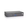 LevelOne 10-pordiline kiire Etherneti PoE-lüliti, 1 x Gigabit RJ45, 1 x Gigabit SFP, 8 PoE väljundit, 90 W