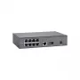 LevelOne 10-pordiline kiire Etherneti PoE-lüliti, 1 x Gigabit RJ45, 1 x Gigabit SFP, 8 PoE väljundit, 90 W