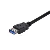 StarTech.com 1 m must SuperSpeed USB 3.0 pikenduskaabel A-A – M/F
