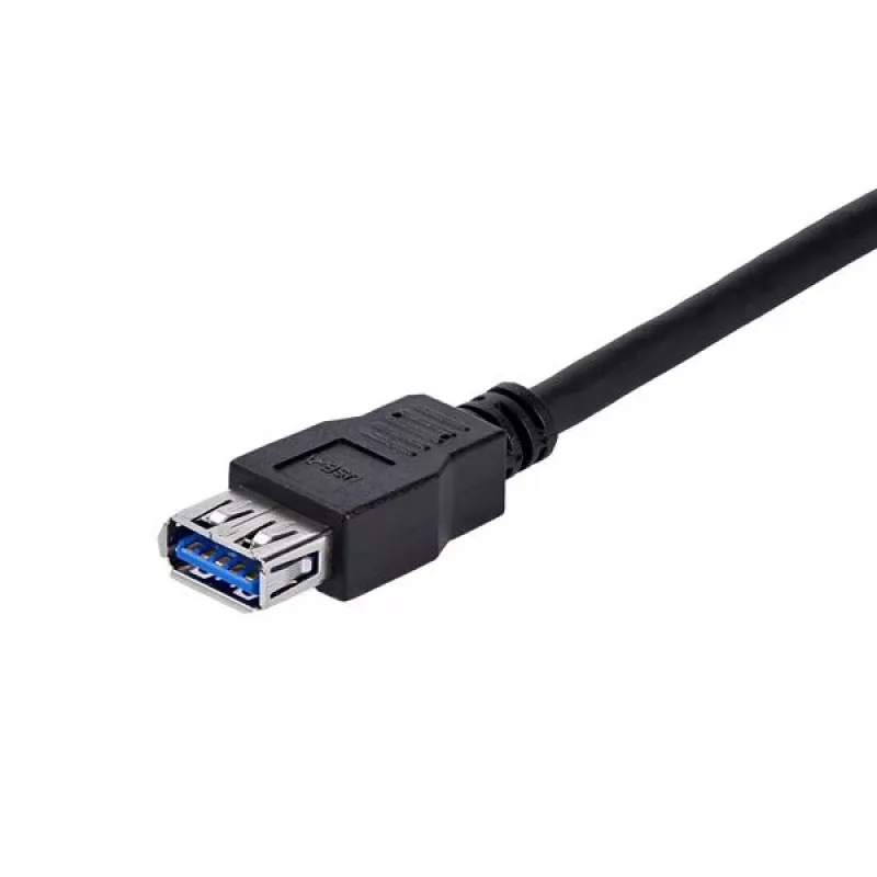 StarTech.com 1 m must SuperSpeed USB 3.0 pikenduskaabel A-A – M/F