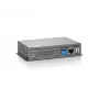 LevelOne 5-pordine kiire Ethernet PoE-lüliti, 4 PoE-väljundit, 120 W, toiteadapter kaasas