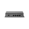 LevelOne 5-pordine kiire Ethernet PoE-lüliti, 4 PoE-väljundit, 120 W, toiteadapter kaasas