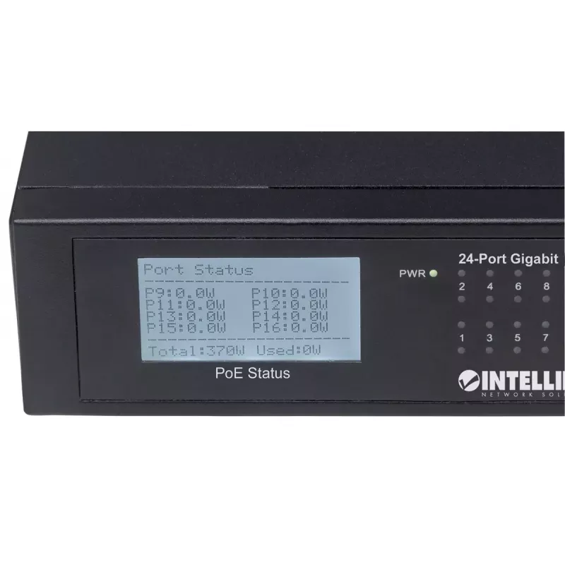 Mittehallitav kommutaator Intellinet 24-pordine Gigabit Ethernet PoE+ 561242