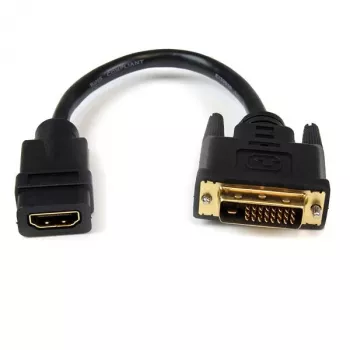 StarTech.com 8in HDMI to DVI-D Video kaabliadapter - HDMI Female to DVI Male