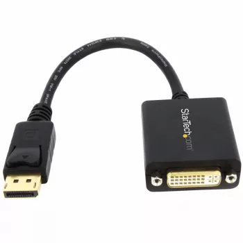 StarTech.com DisplayPort–DVI-adapter – DisplayPort–DVI-D-adapteri videomuundur 1080p – DP 1.2 DVI-kuvari/kuva kaabeladapteri dongel – DP-DVI-adapter – riivistuv DP-pistik