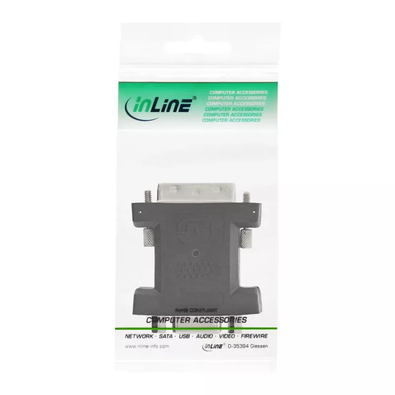 InLine DVI-A adapter DVI 12+5 isane / VGA 15 HD / S-VGA emane
