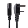 StarTech.com 10ft (3 m) Ühendkuningriigi arvuti toitekaabel, 18AWG, BS 1363 kuni C13, 10A 250V, must asendus vahelduvvoolu toitejuhe, veekeetja juhe / UK toitejuhe, arvuti toiteploki kaabel, teleri/kuvari toitekaabel