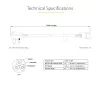 StarTech.com 10ft (3 m) Ühendkuningriigi arvuti toitekaabel, 18AWG, BS 1363 kuni C13, 10A 250V, must asendus vahelduvvoolu toitejuhe, veekeetja juhe / UK toitejuhe, arvuti toiteploki kaabel, teleri/kuvari toitekaabel