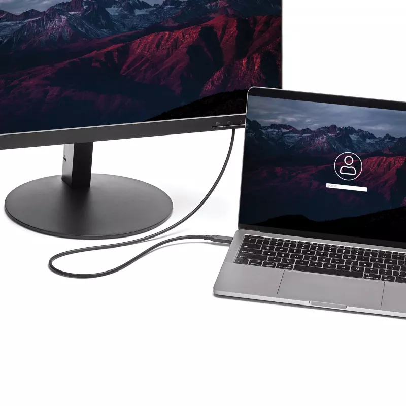 StarTech.com 1 m USB-C – Mini DisplayPort kaabel – 4K 60 Hz – must