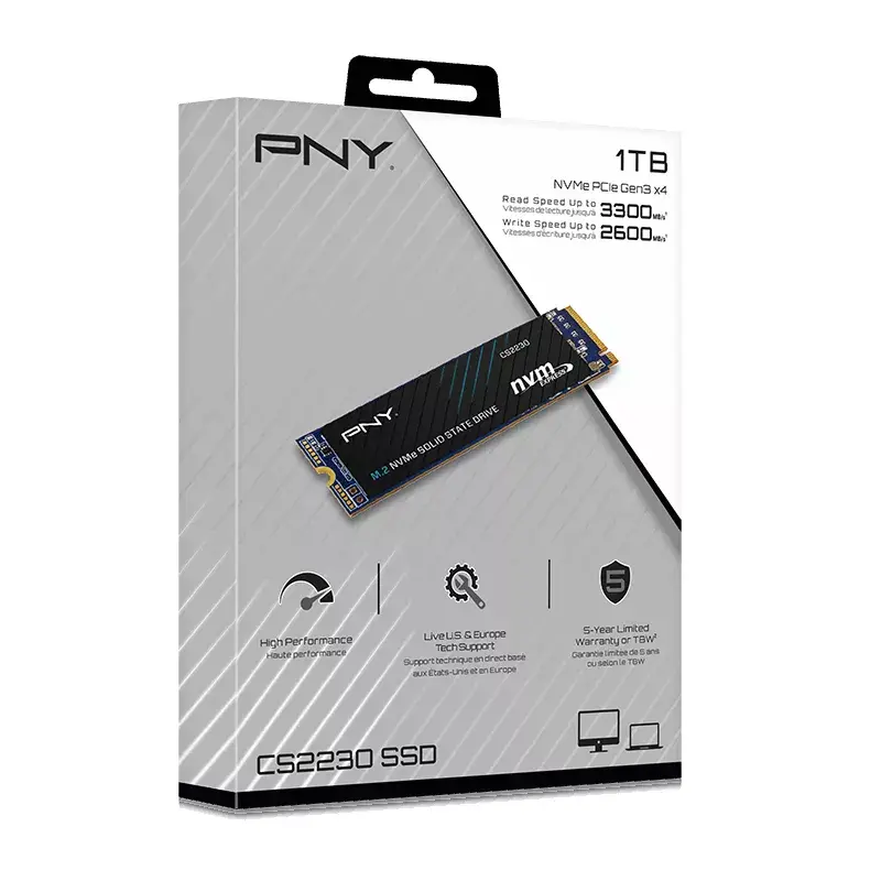 SSD-ketas PNY 1 TB M.2 PCI Express 3.0 NVMe CS2230