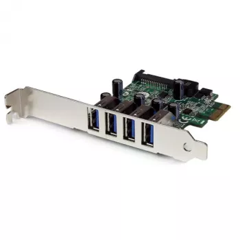 StarTech.com 4-pordiline PCI Express PCIe SuperSpeed USB 3.0 kontrollerkaardi adapter koos UASP-ga – SATA toide