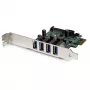 StarTech.com 4-pordiline PCI Express PCIe SuperSpeed USB 3.0 kontrollerkaardi adapter koos UASP-ga – SATA toide