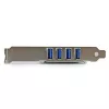 StarTech.com 4-pordiline PCI Express PCIe SuperSpeed USB 3.0 kontrollerkaardi adapter koos UASP-ga – SATA toide