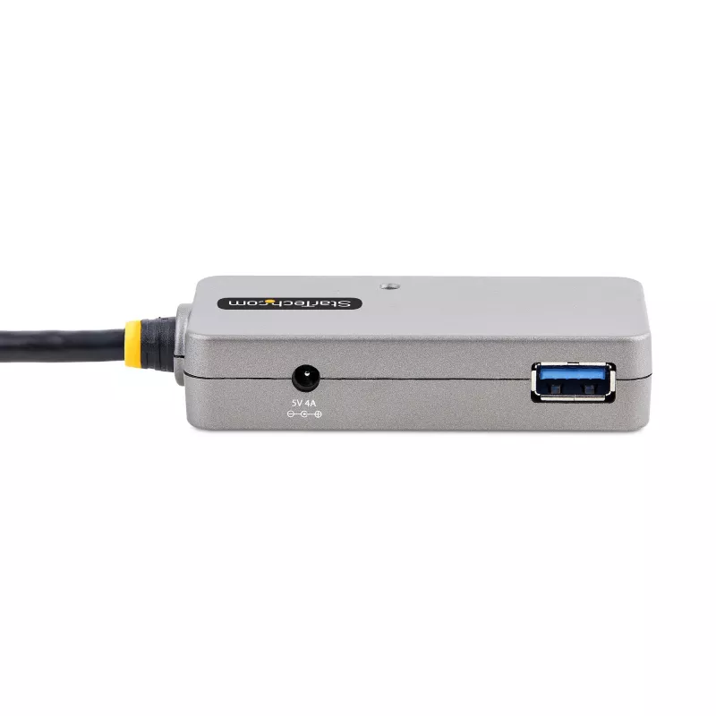 StarTech.com USB-pikendusjaotur, 10 m USB 3.0 pikenduskaabel 4 pordiga USB-A jaoturiga, aktiiv/siiniga toitega USB repiiterkaabel, valikuline 20 W toiteplokk kaasas, ESD-kaitse