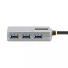 StarTech.com USB-pikendusjaotur, 10 m USB 3.0 pikenduskaabel 4 pordiga USB-A jaoturiga, aktiiv/siiniga toitega USB repiiterkaabel, valikuline 20 W toiteplokk kaasas, ESD-kaitse